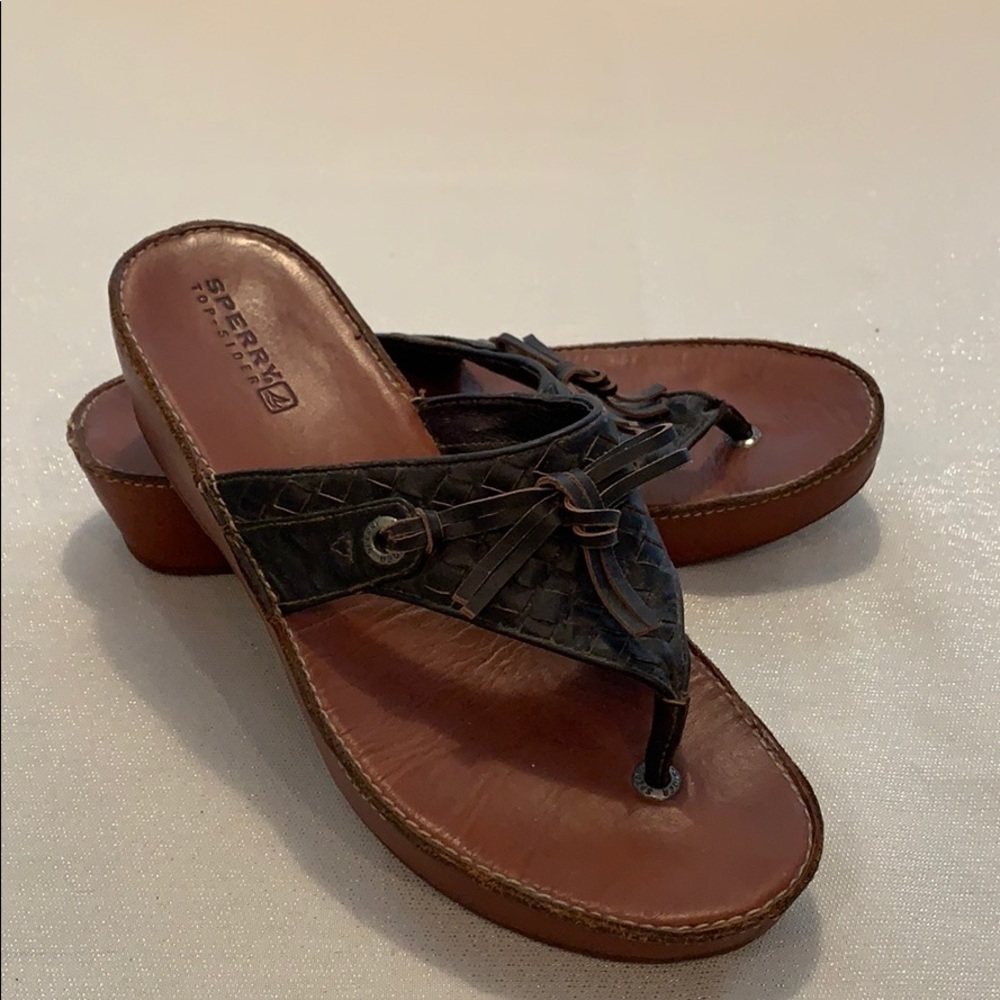 Sperry topsider Wedge Sandal.